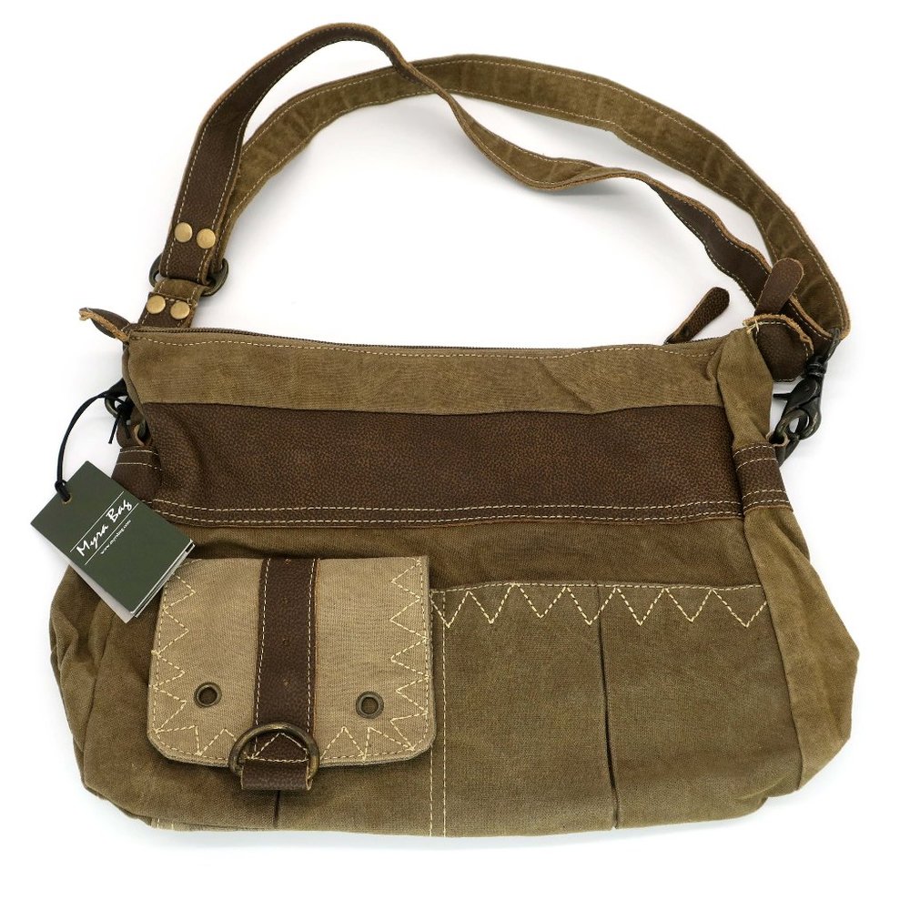 Myra Upcycled Crossbody Perfect Shoulder Bag Purse